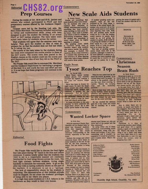 The Purple Tide November 20, 1980 Edition Page 2